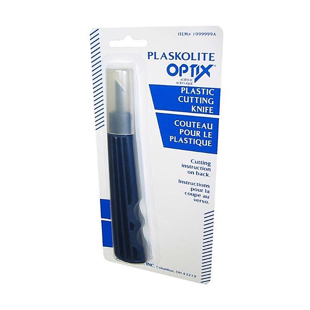 Plaskolite 1999999A Optix Fixed Blade Knife