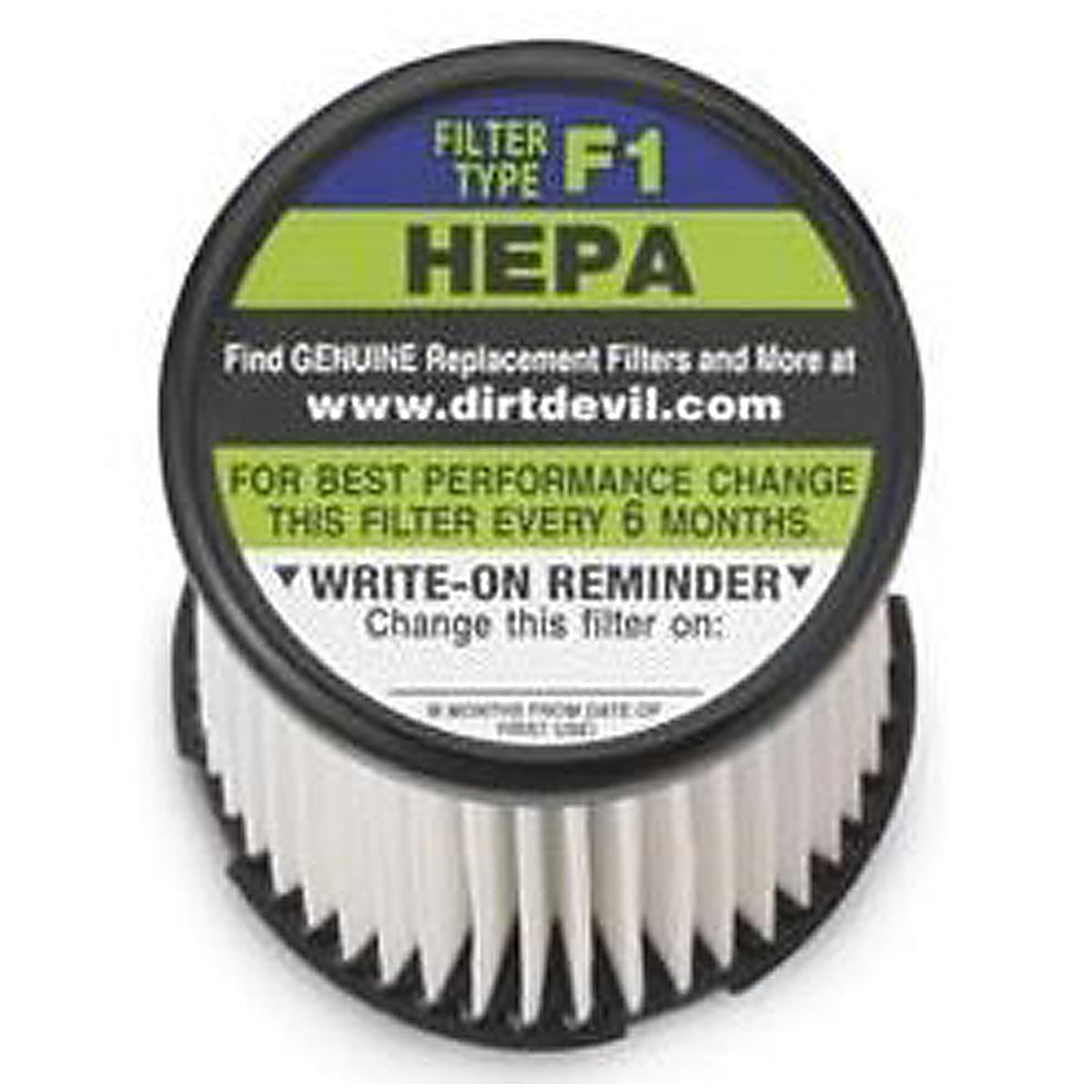 Dirt Devil - 3JC0280000 - Vacuum Filter for Select Royal Dirt Devil Upright Vacuum Cleaners 1 Pack F1 Filter