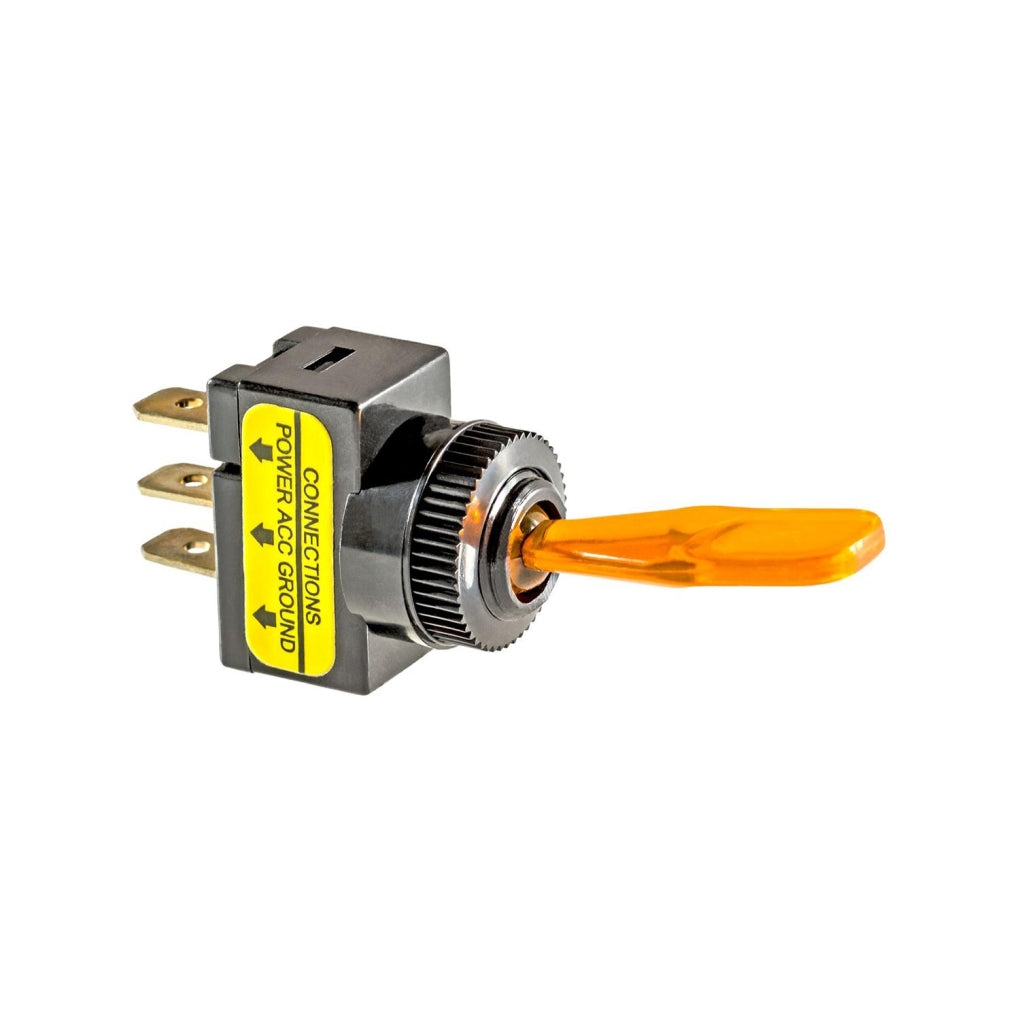 Auveco 12236 Illuminated Toggle Switch Amber