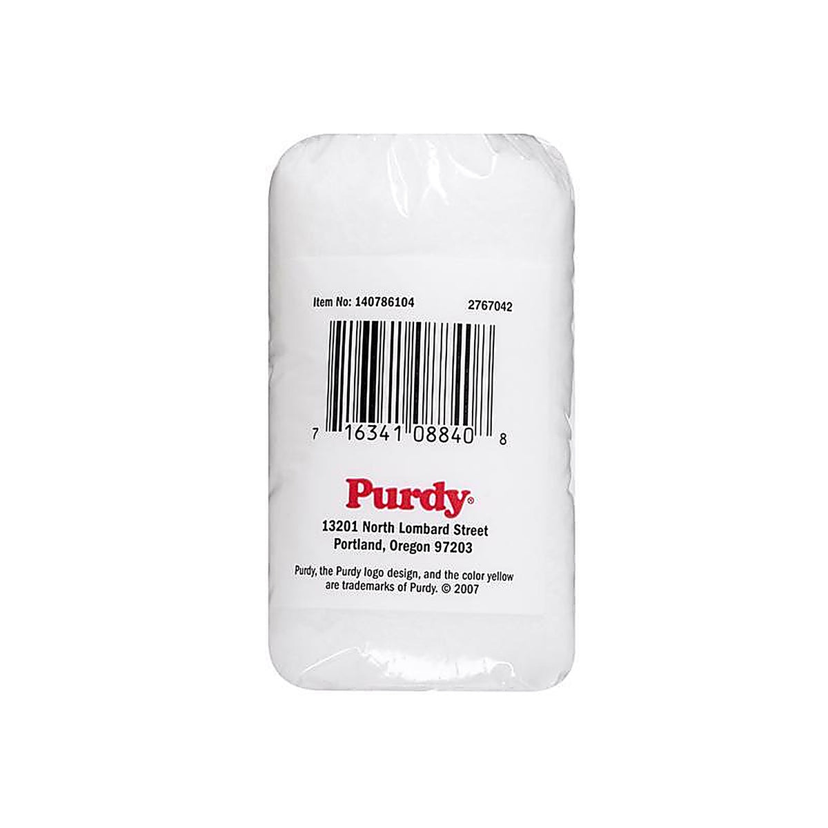 Purdy 140786104 White Dove Woven Dralon Fabric 4 in. W X 3/8 in. Jumbo Mini Paint Roller Cover 1 pk