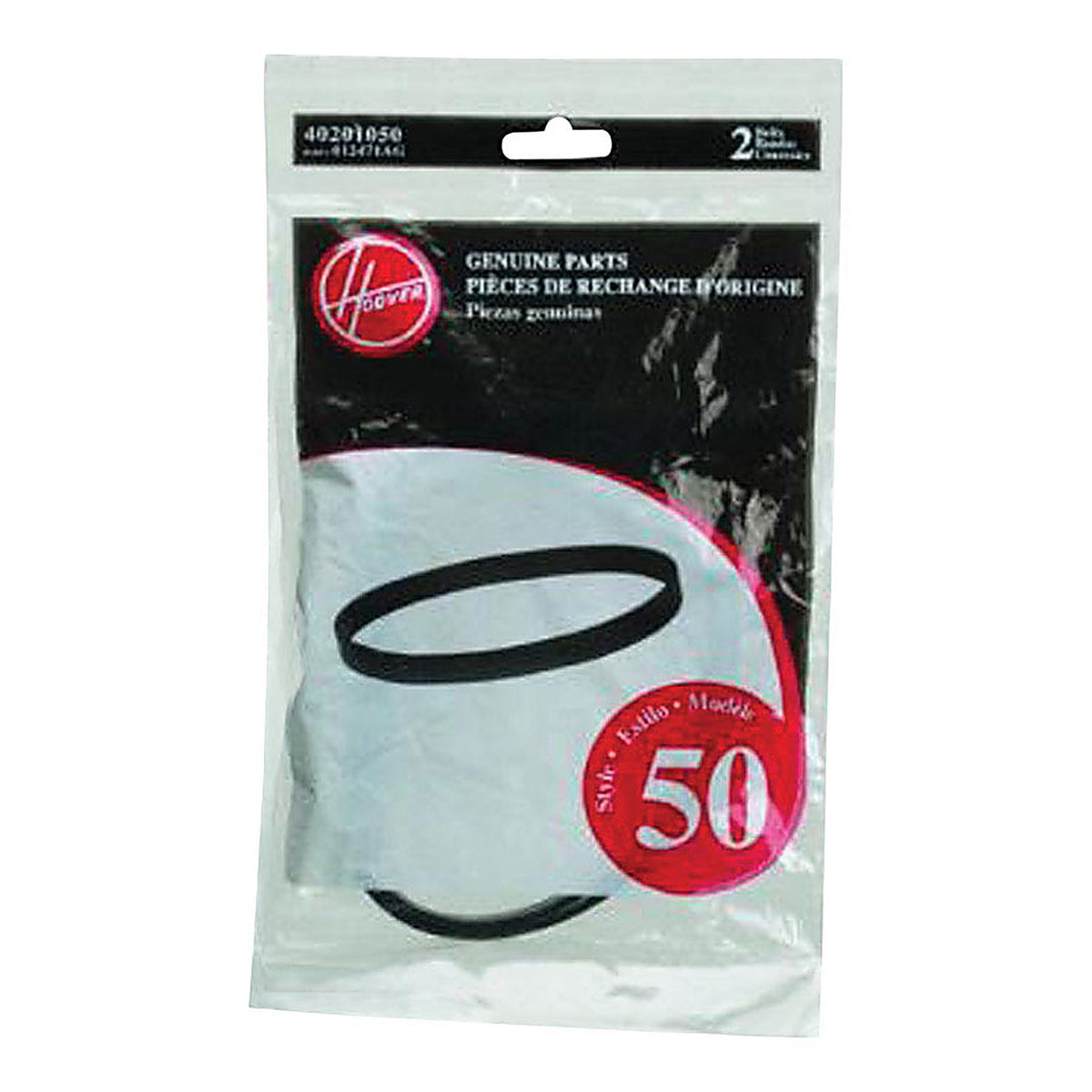 Hoover - 40201050 - Vacuum Belt 2 Pack Style 50