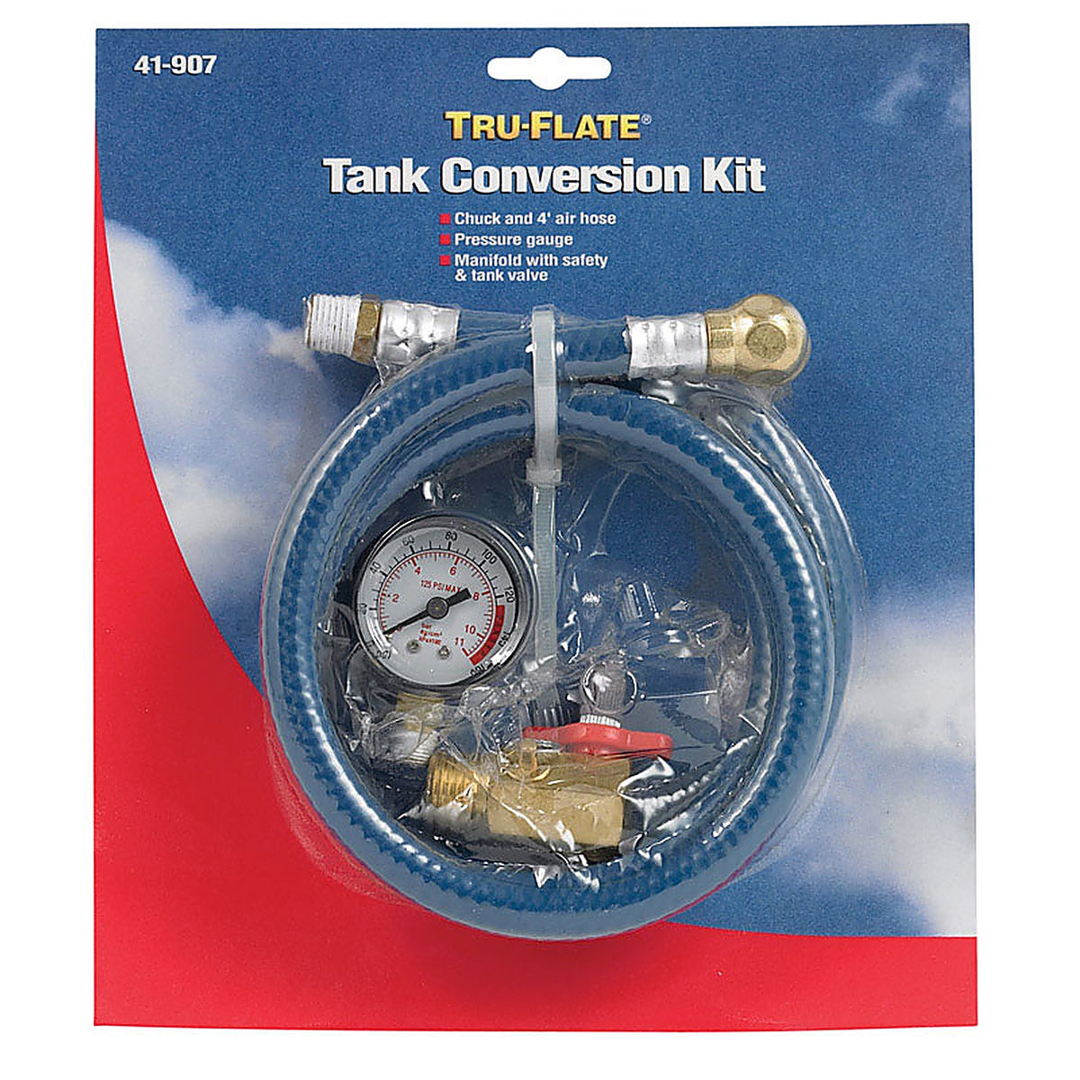 Tru-Flate TRFL41907 Brass Tank Valve 4 in. Female 1 pc