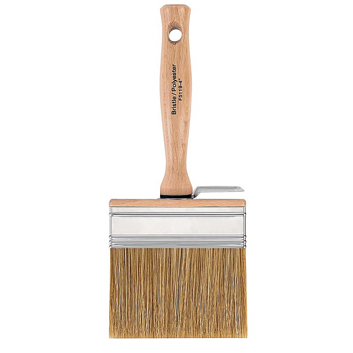Wooster F5119-4 Bravo Stainer 4 in. W Flat Paint Brush