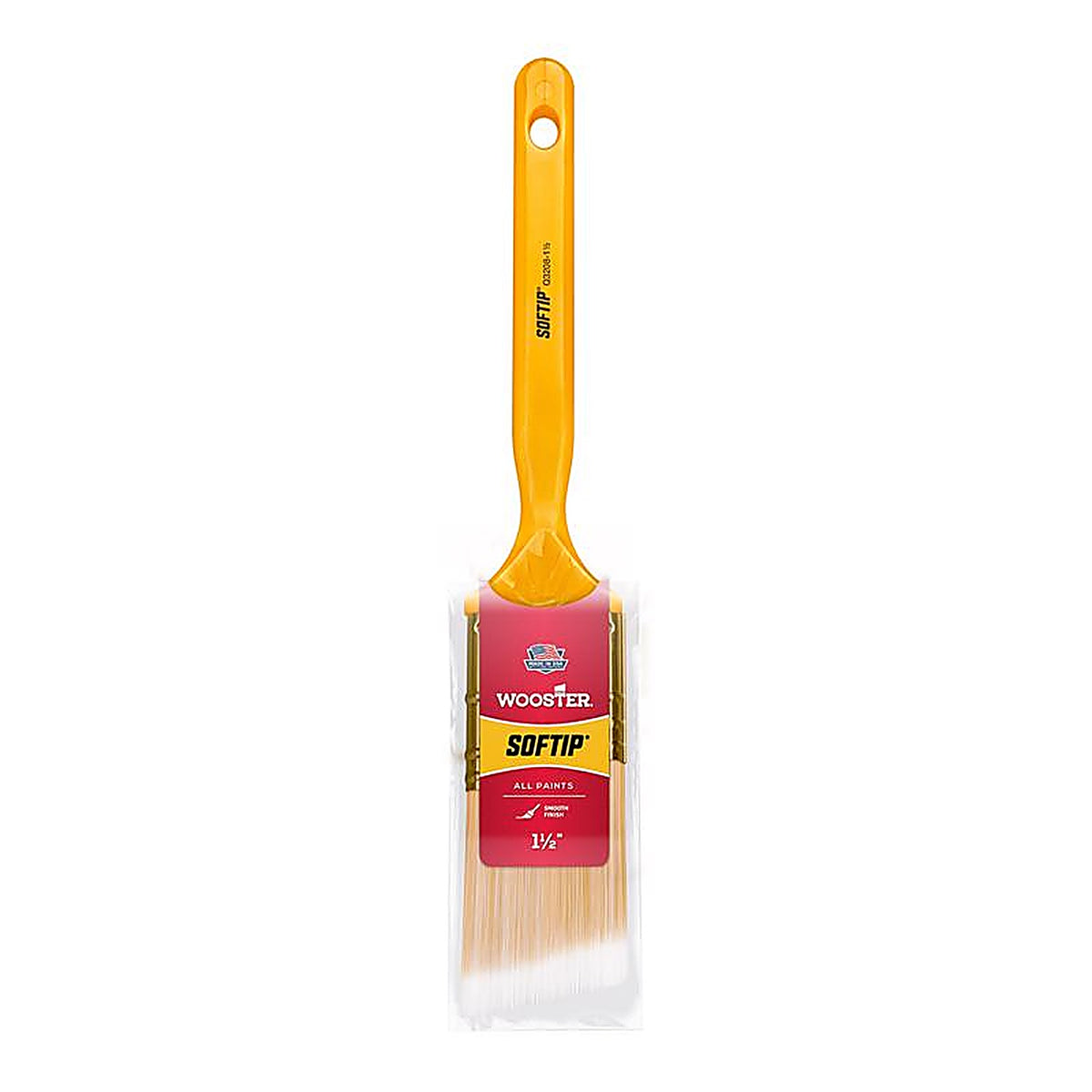 Wooster Q3208-11/2 Softip 1 1/2 in. W Angle Trim Paint Brush