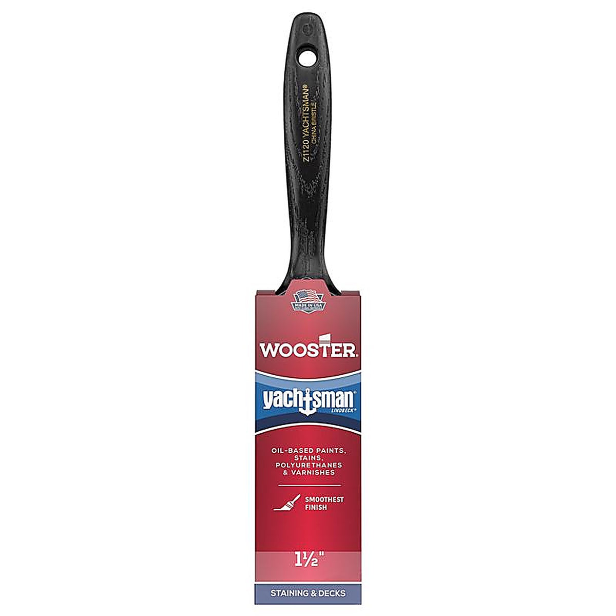 Wooster - Z1120-11/2 - Yachtsman 1-1/2 In. Flat Paint Brush