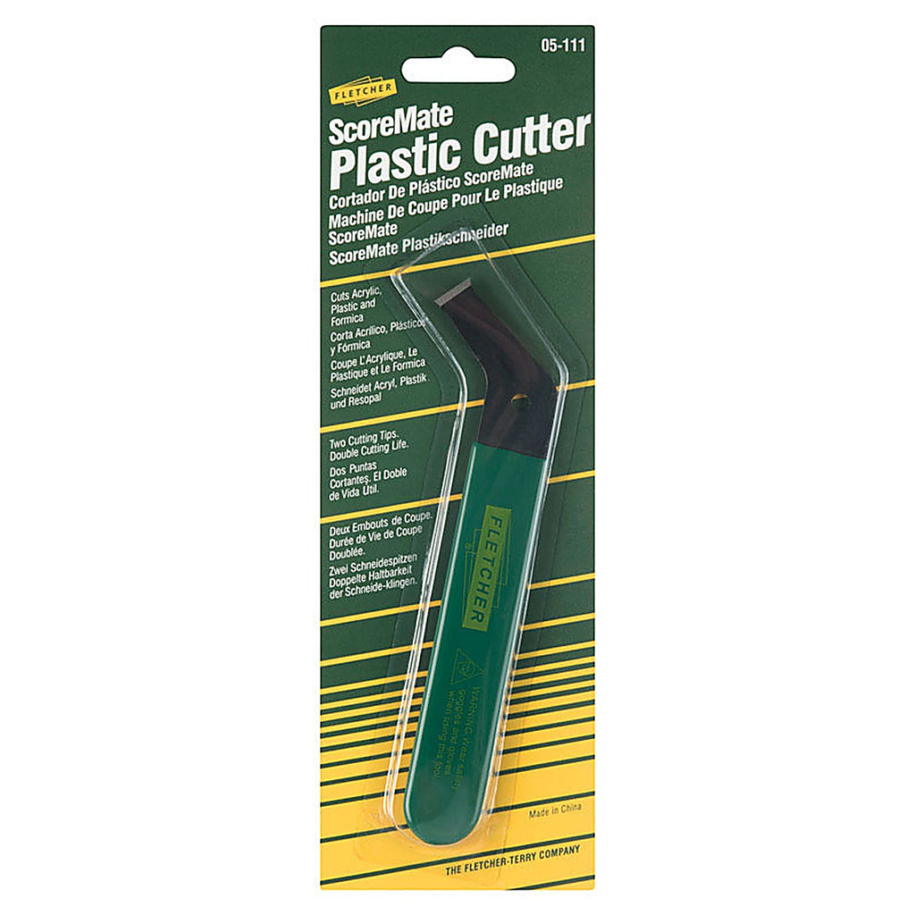 Fletcher-Terry 05-111 ScoreMate Plastic 4 in. Fixed Blade Cutter Green 1 pk