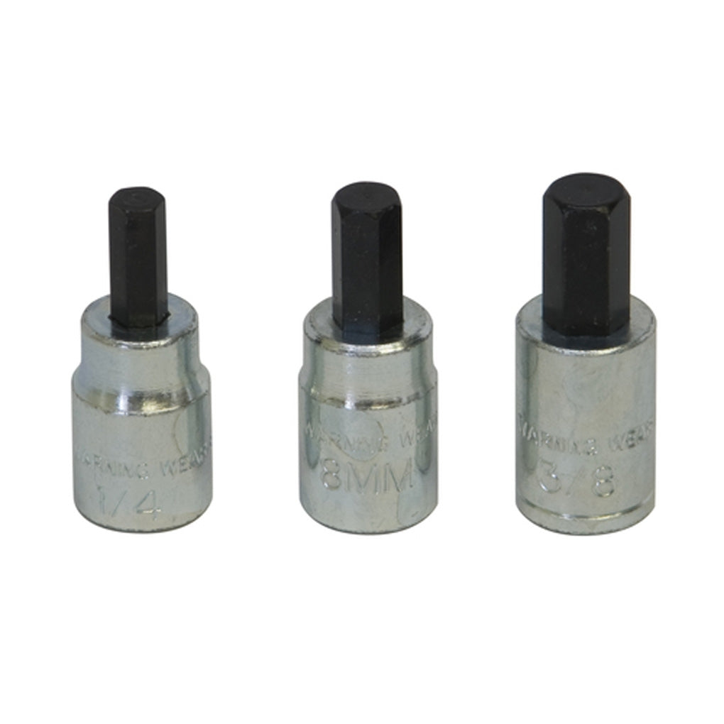 Lisle 12550 3 Pc. Brake Caliper Bit Set