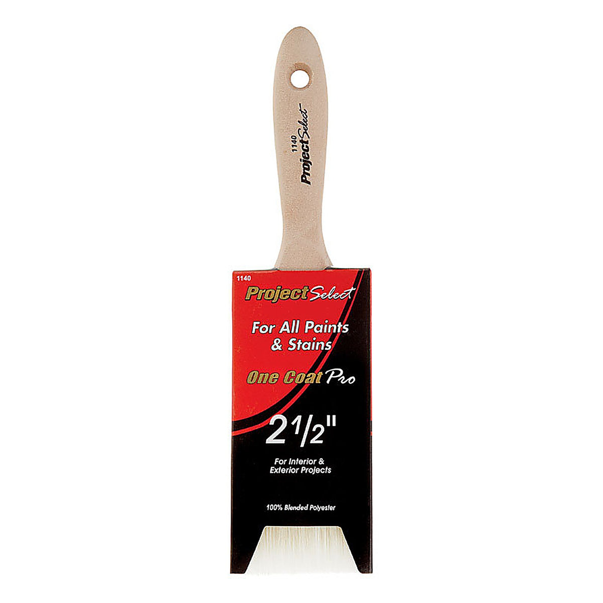 Linzer 1140-25 Project Select 2-1/2 in. W Flat Paint Brush