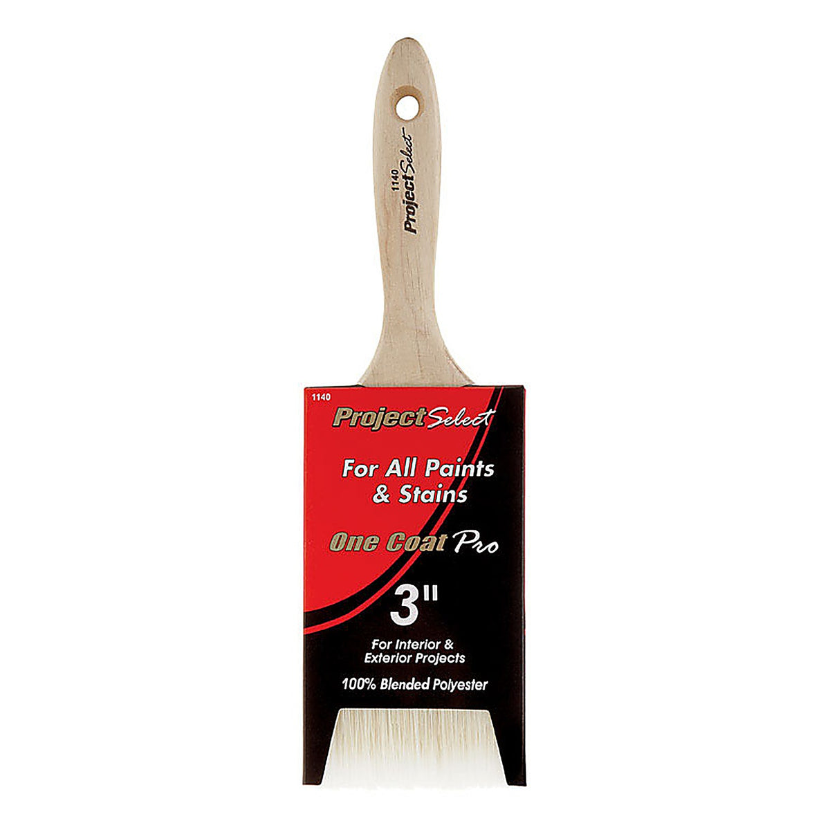 Linzer 1140-3 Project Select 3 in. W Flat Paint Brush