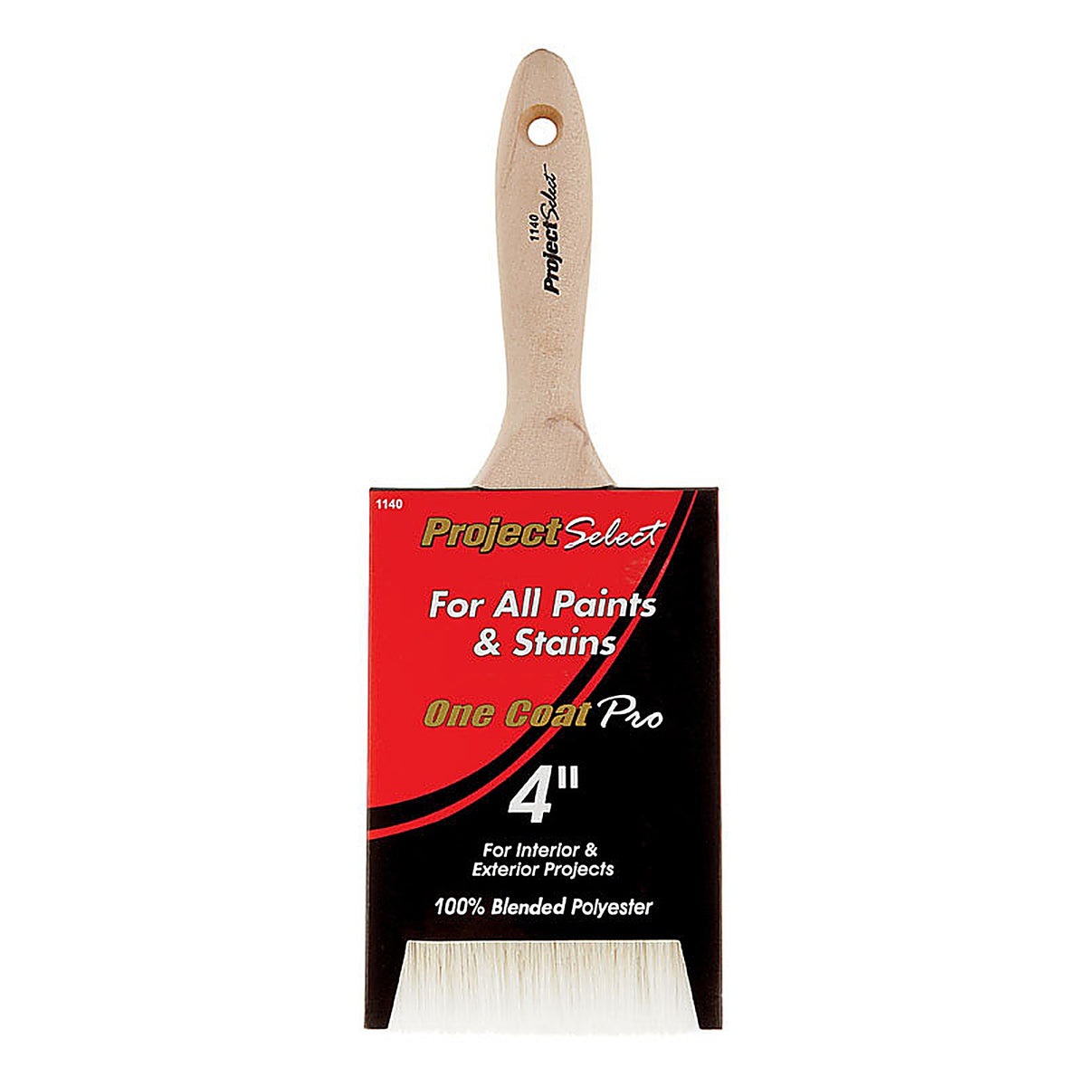 Linzer 1140-4 Project Select 4 in. W Flat Paint Brush