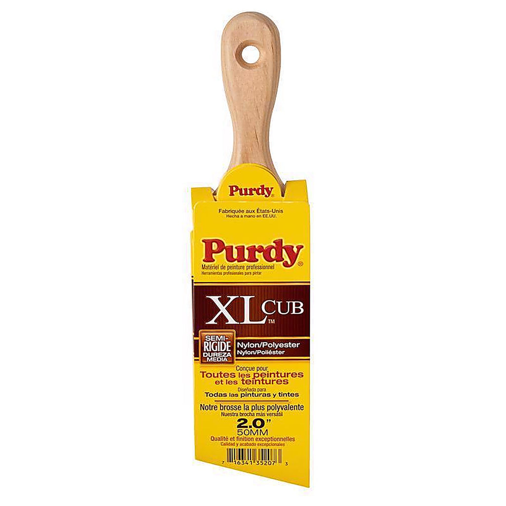 Purdy 144153320 XL Cub 2 in. Medium Stiff Angle Trim Paint Brush
