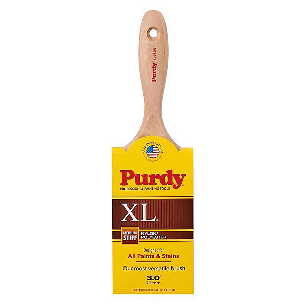 Purdy 144380330 XL Sprig 3 in. Medium Stiff Flat Trim Paint Brush
