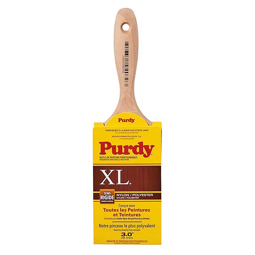 Purdy 144380330 XL Sprig 3 in. Medium Stiff Flat Trim Paint Brush