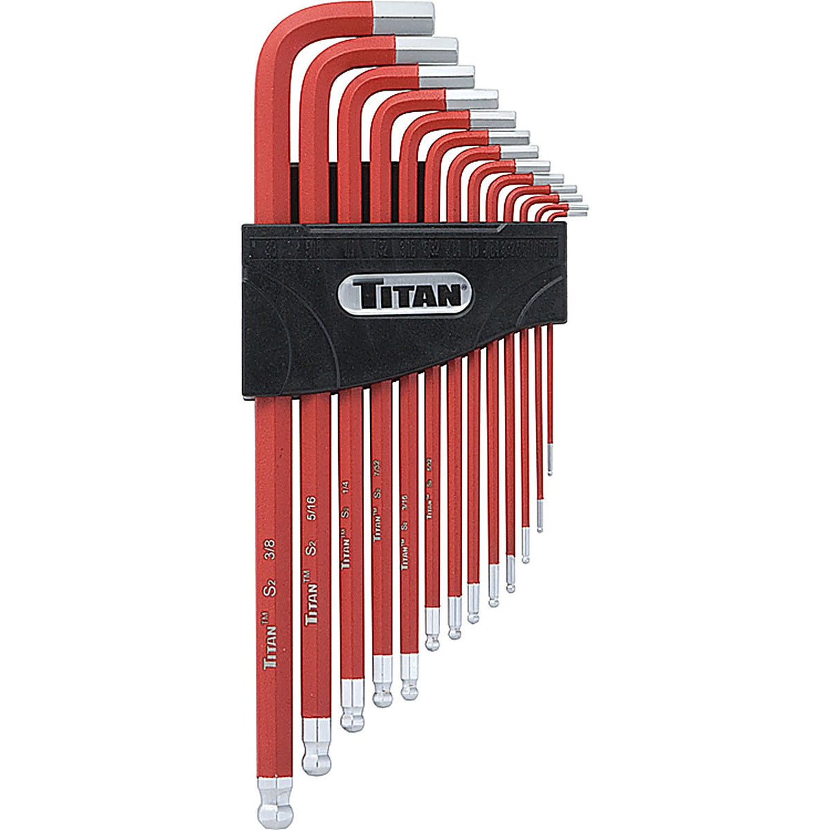 Titan 12713 Extra-Long Arm SAE Hex Key Set
