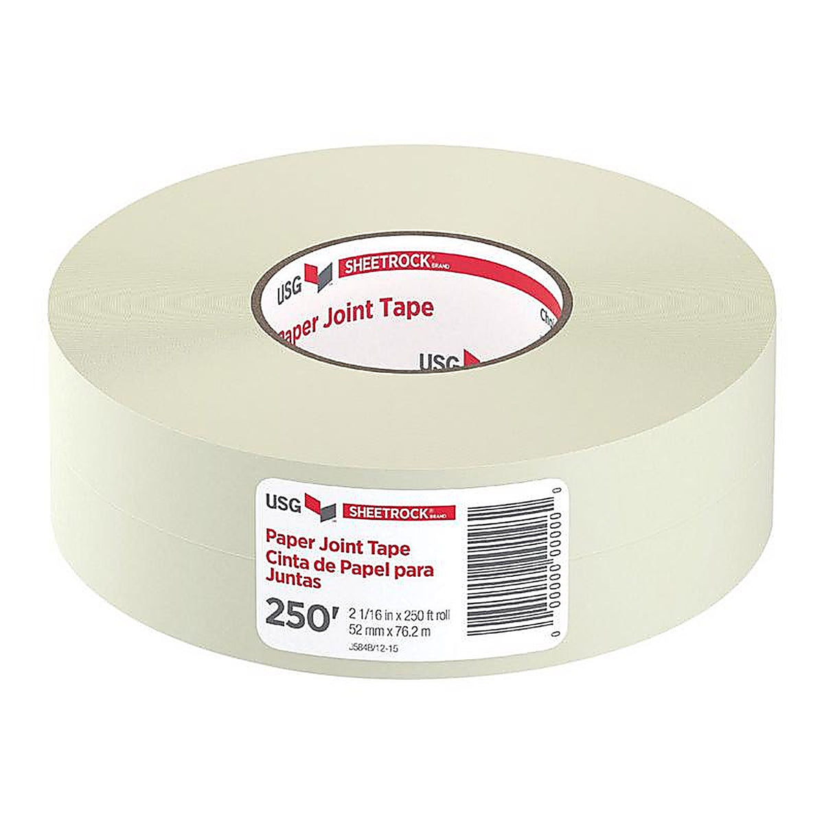 Sheetrock 382175 250 ft. L X 2-1/16 in. W Paper White Joint Tape