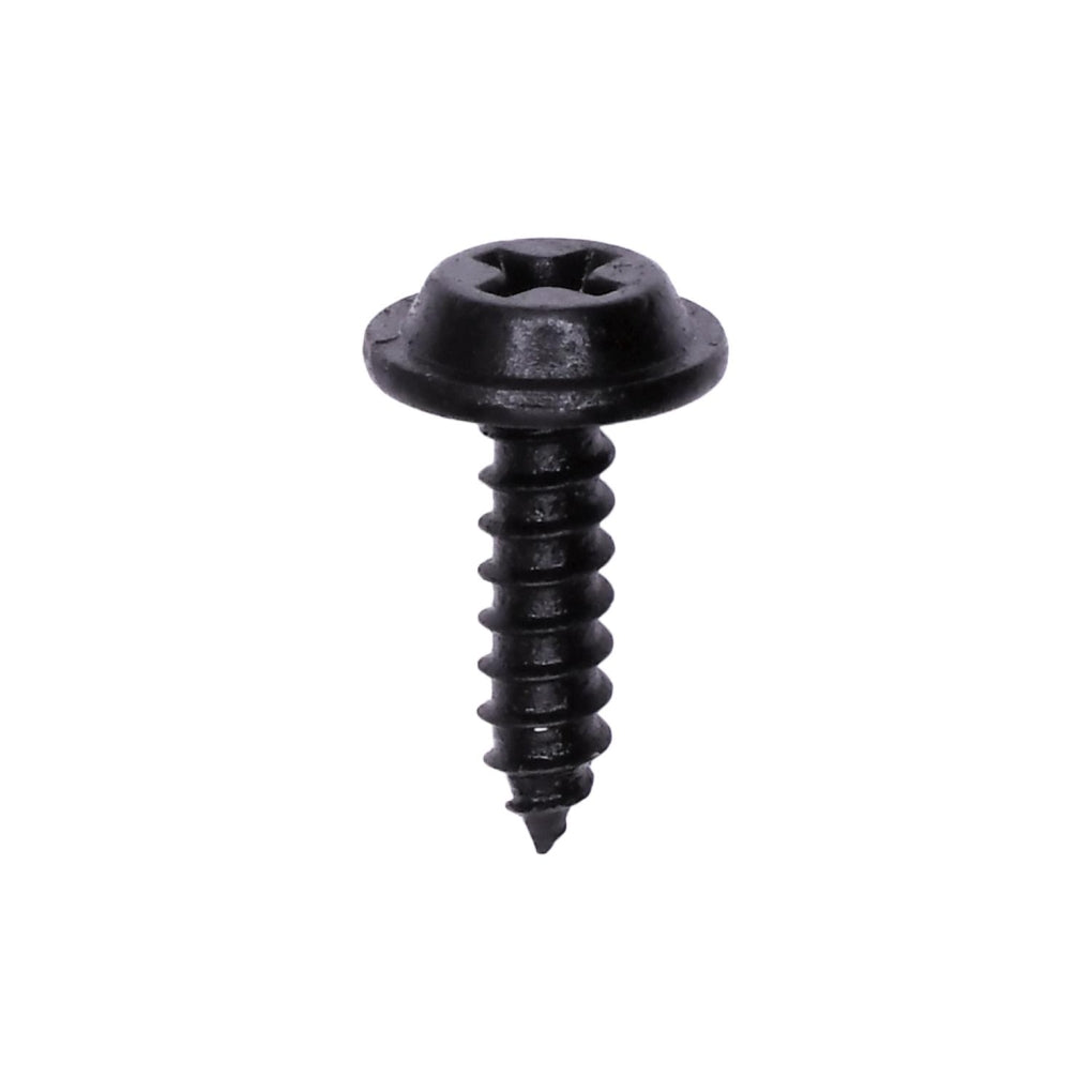 Auveco 12950 Phillips Flat Washer Head Tapping Screw #6 X 1/2in. Black