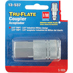 Tru-Flate TRFL13537 Steel Quick Change Coupler 3/8 in. Female 1 pc