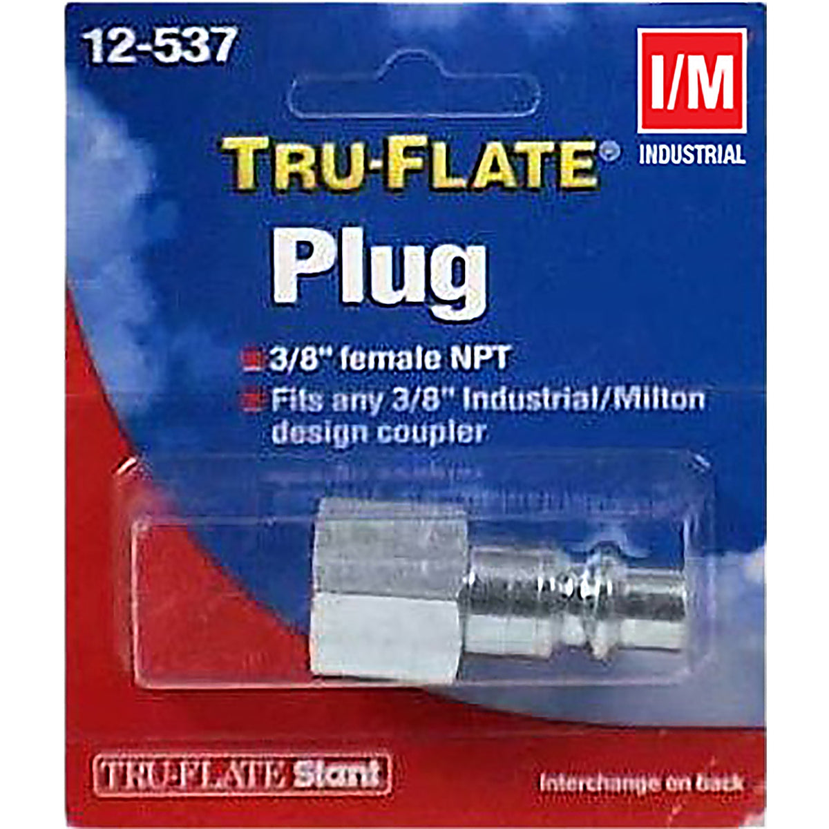 Tru-Flate TRFL12537 Steel Air Plug 3/8 in. Female 1 pc