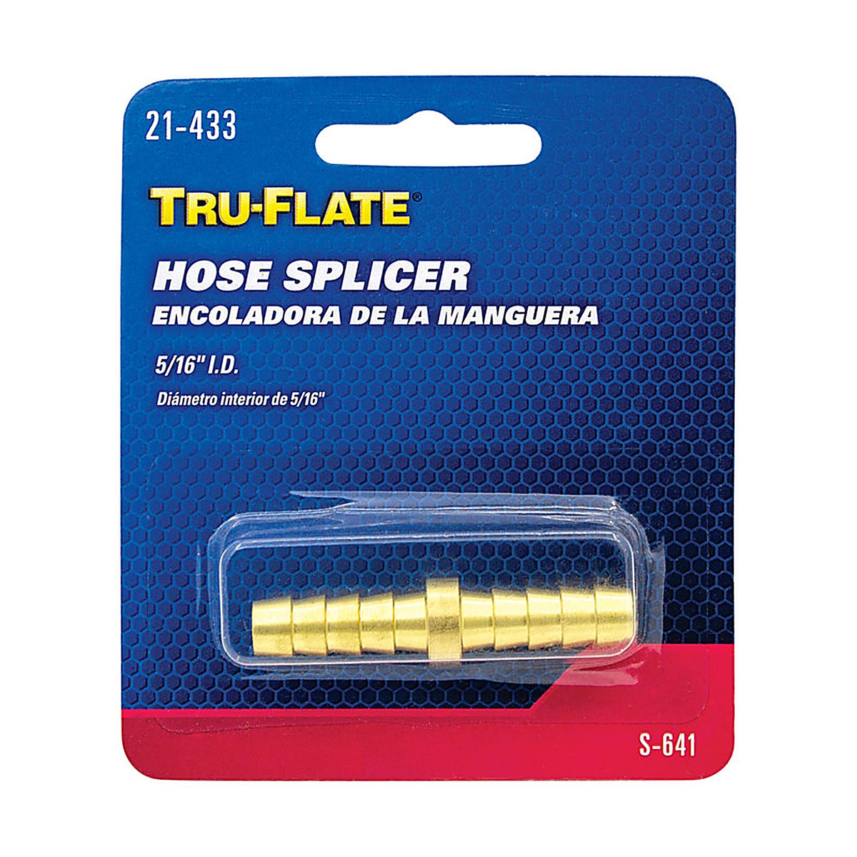 Tru-Flate TRFL21433 Brass Hose Splicer 5 in. 1 pc