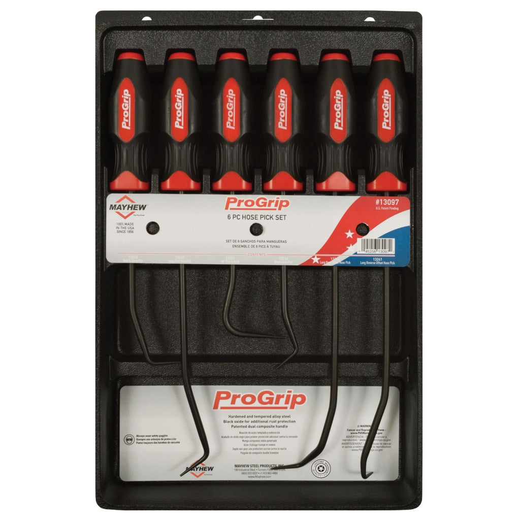 Mayhew - 13097 - 6 Piece Progrip Hose Pick Set