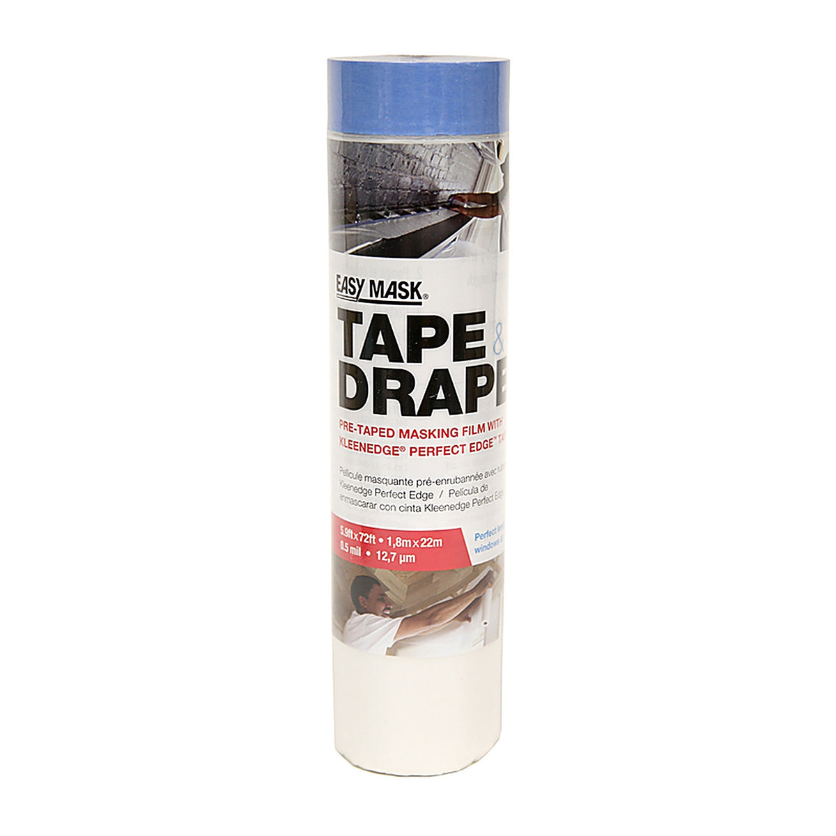 Trimaco 949660 6 ft. W x 72 ft. L x 0.5 mil Plastic Masking Film 1/Pack
