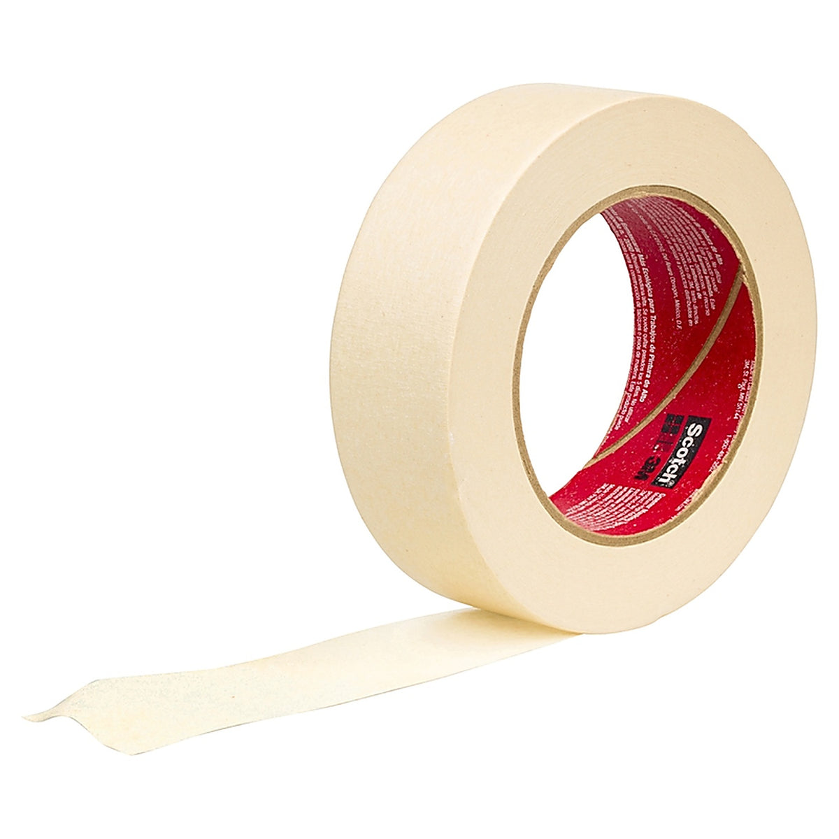 3M 2050-36A Scotch 1.41 in. W x 60.1 yd. L Tan Medium Strength Masking Tape 1/Pack