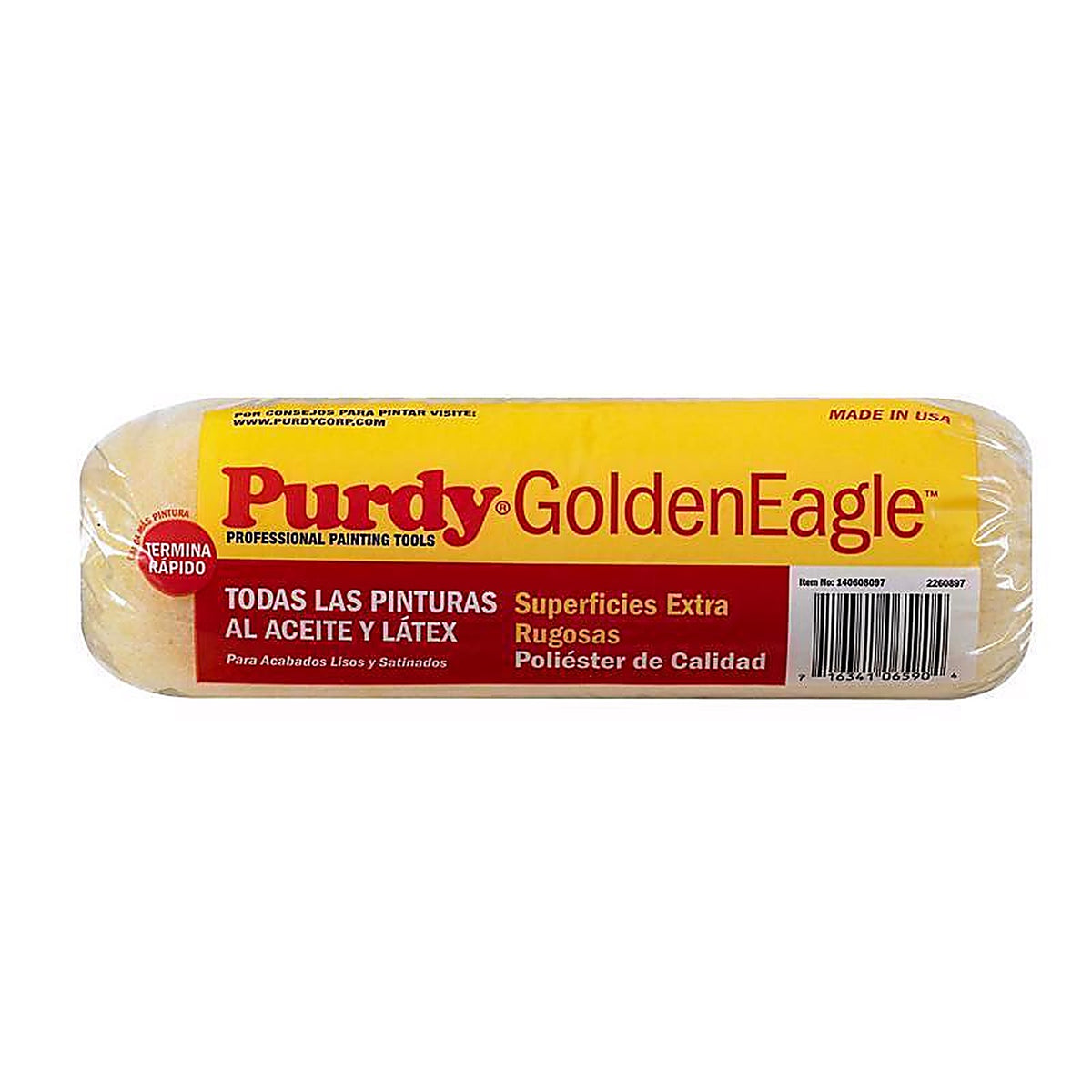 Purdy 144608097 Golden Eagle Polyester 9 in. W X 1-1/4 in. S Regular Paint Roller Cover 1 pk