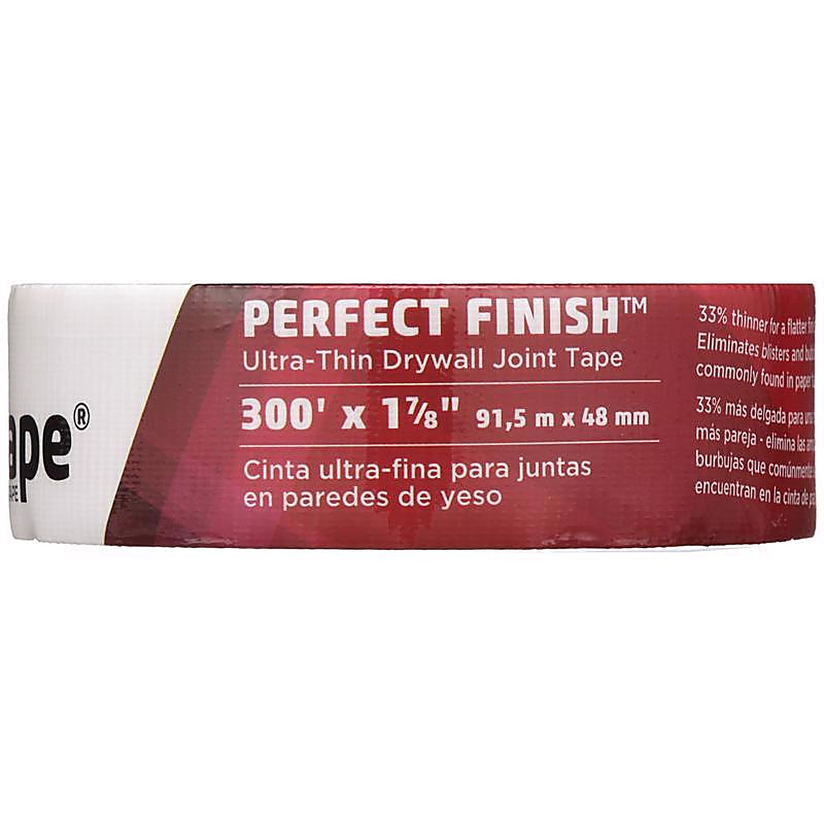 Saint-Gobain FDW8654-U Fiba Tape 300 ft. L X 1-7/8 in. W Fiberglass Mesh White Self Adhesive Drywall Joint
