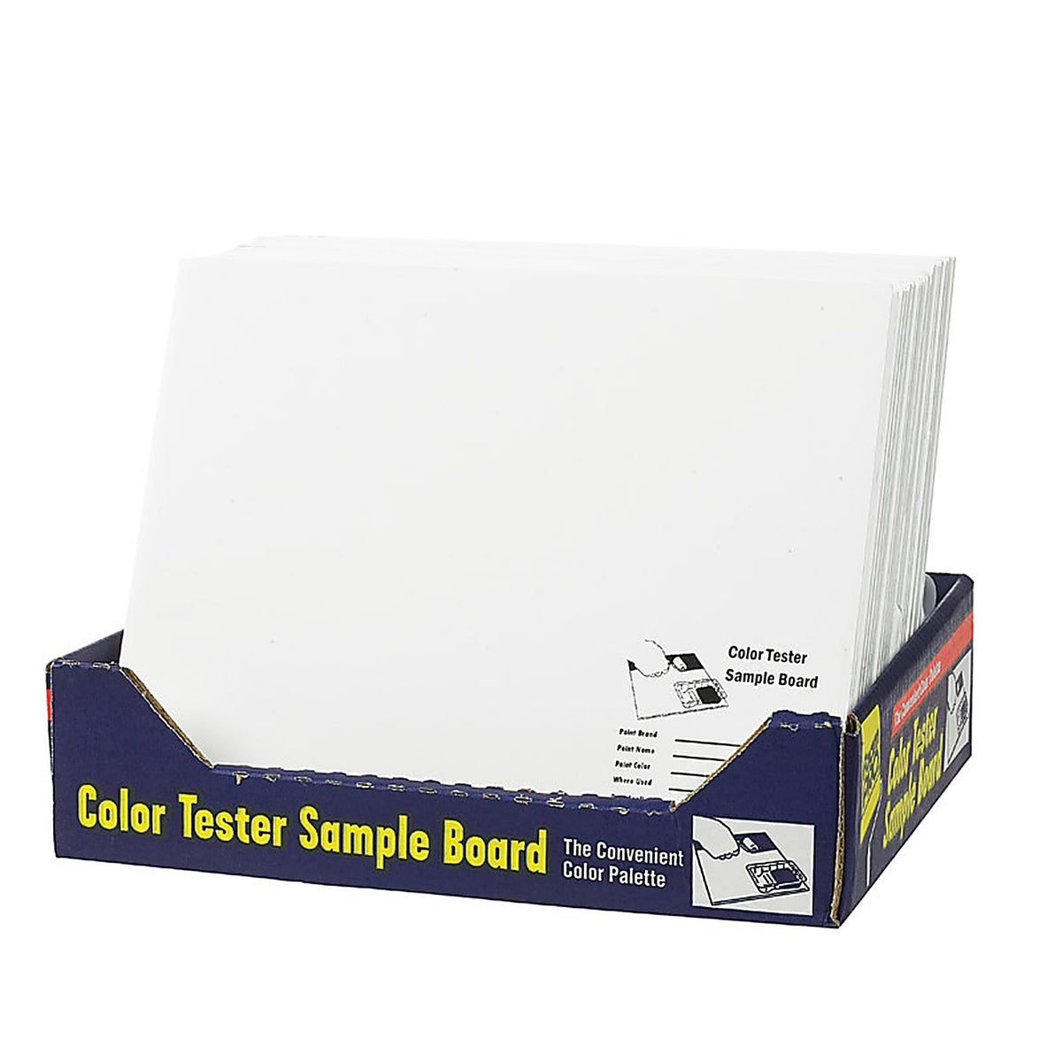 FoamPro 120 10 in. W x 12 in. L White Foam Core Color Test Sample Board
