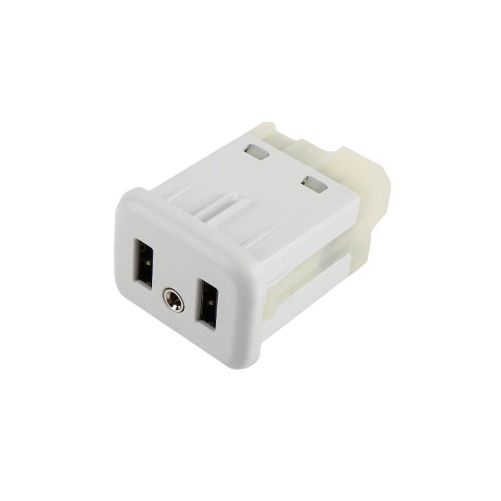 ACDelco 13519225 White Matte Multimedia Receptacle 13519225