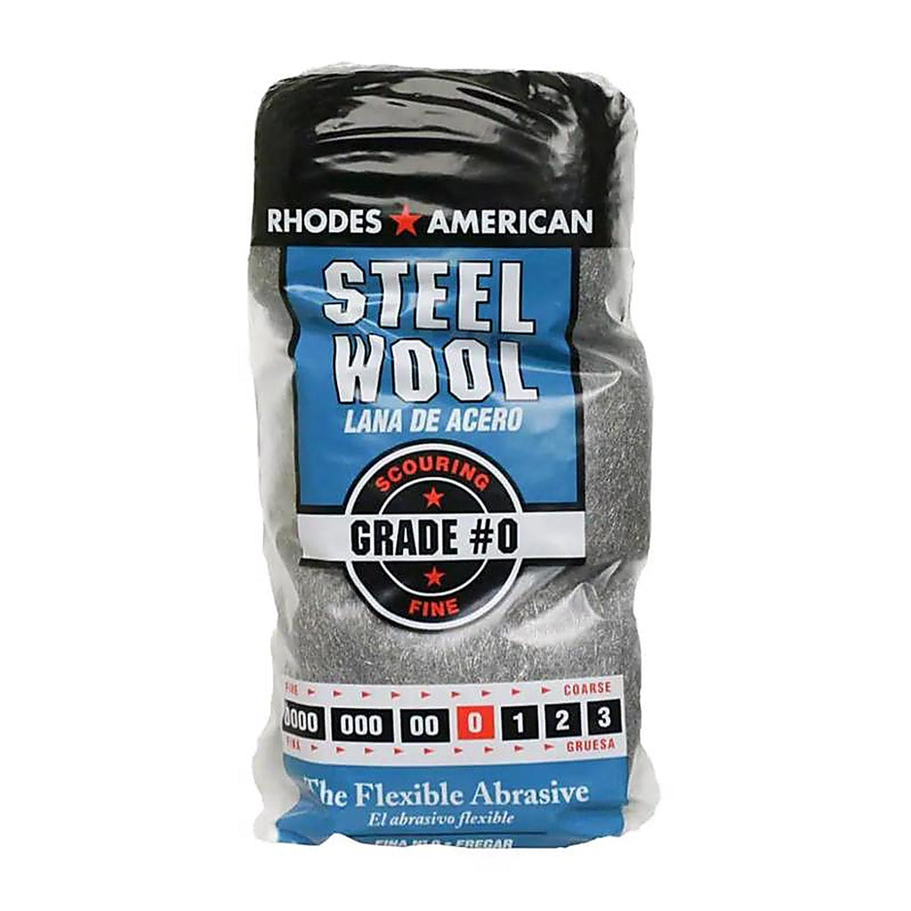 Rhodes American 10121110 0 Grade Fine Steel Wool Pad 12/Pack