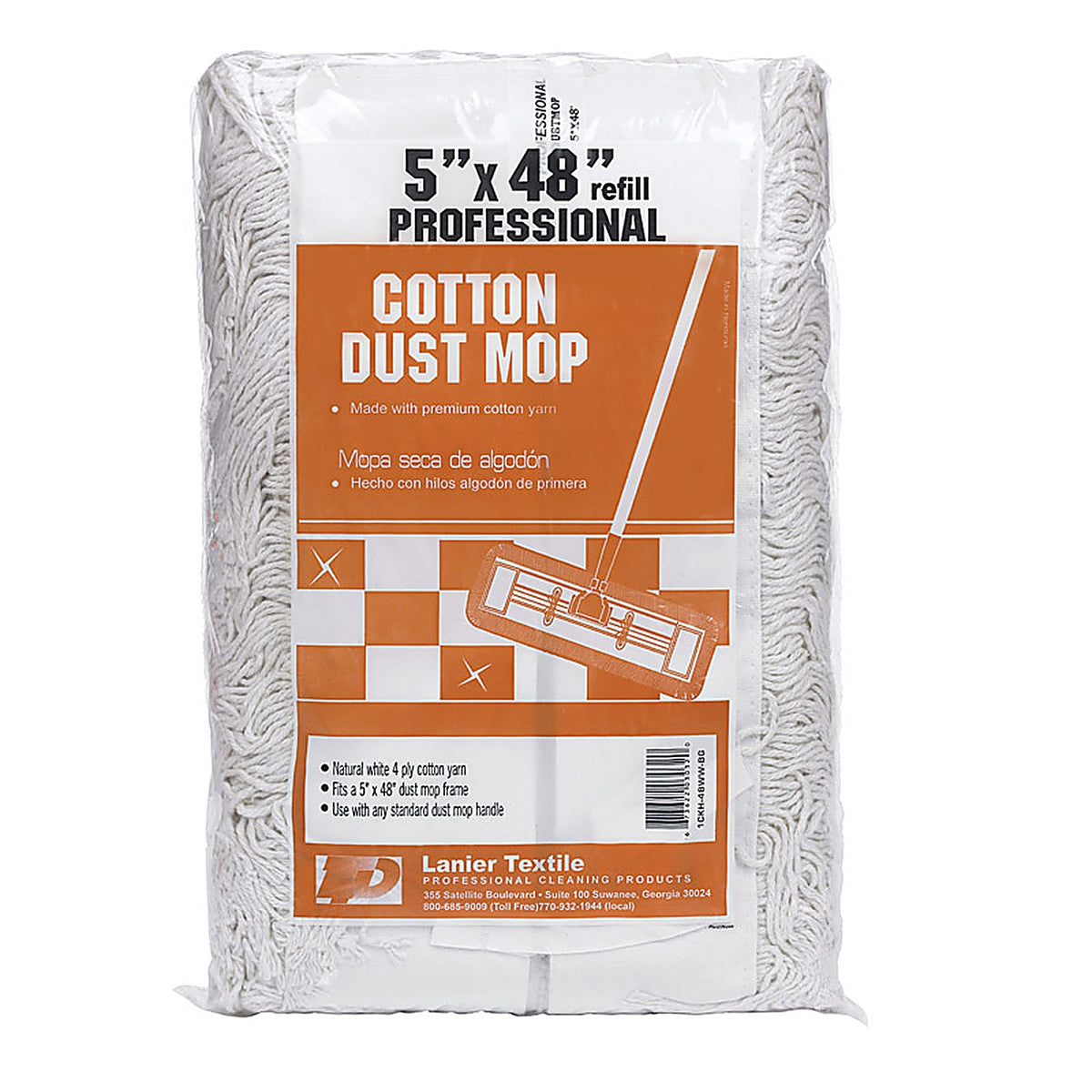 Elite Mops and Brooms - 127-DUST-R-48 - Dust Cotton Mop Refill 1 Pack