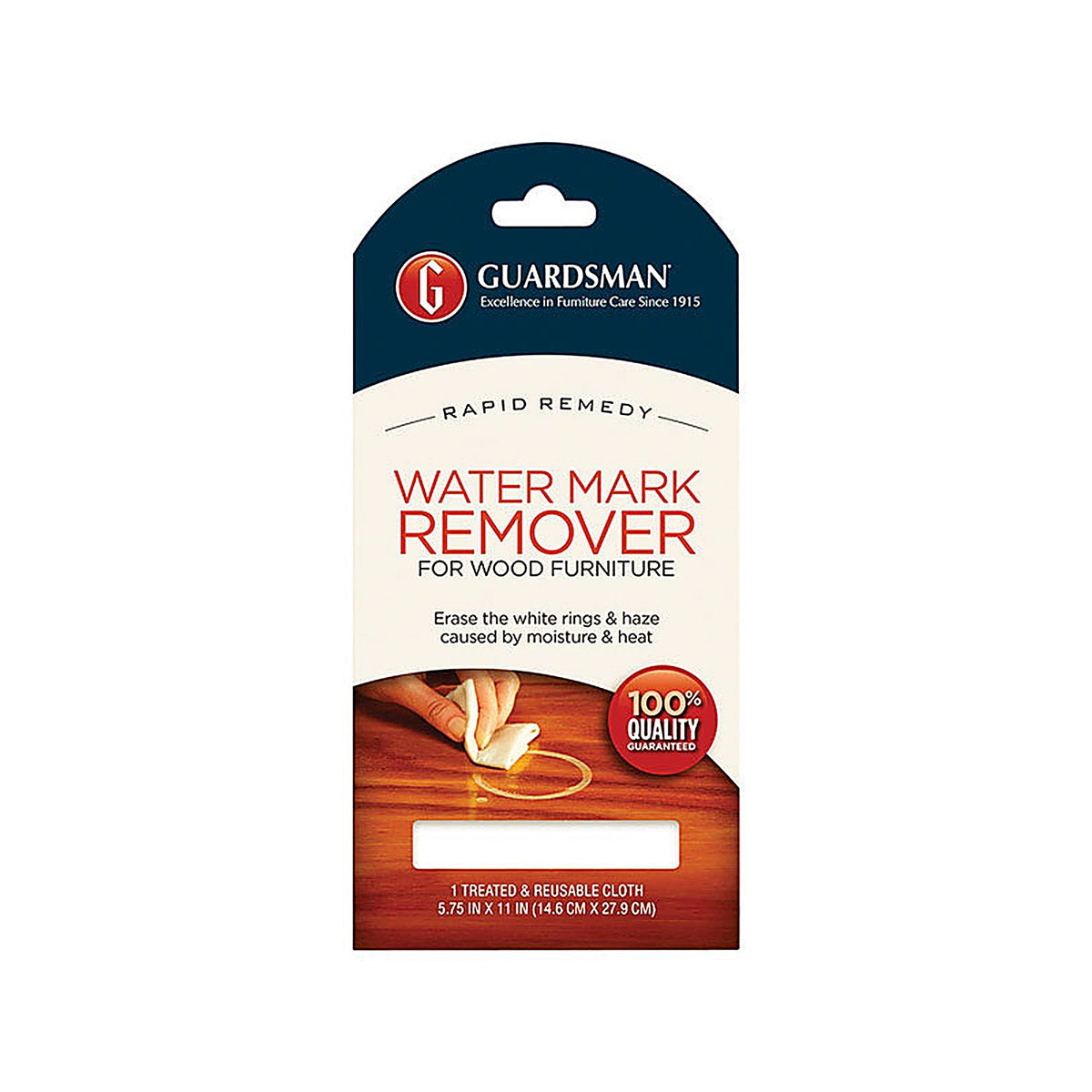 Guardsman - 405200 - No Scent White Ring Remover 1 Wipes Wipes