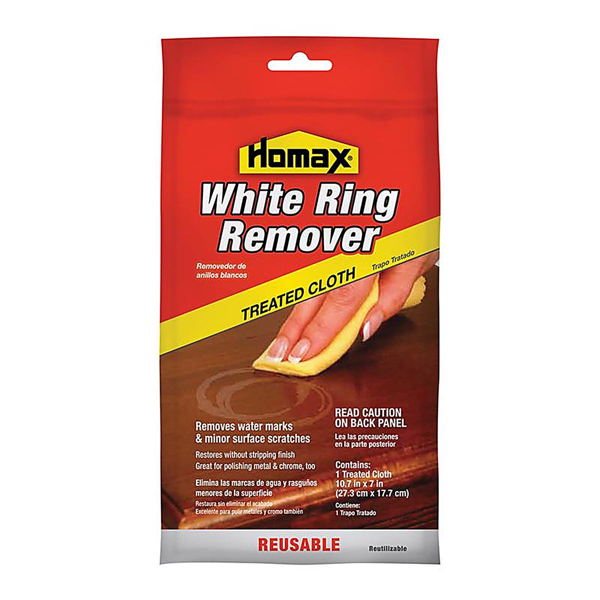 Homax 2236 No Scent White Ring Remover 1 pk Wipes