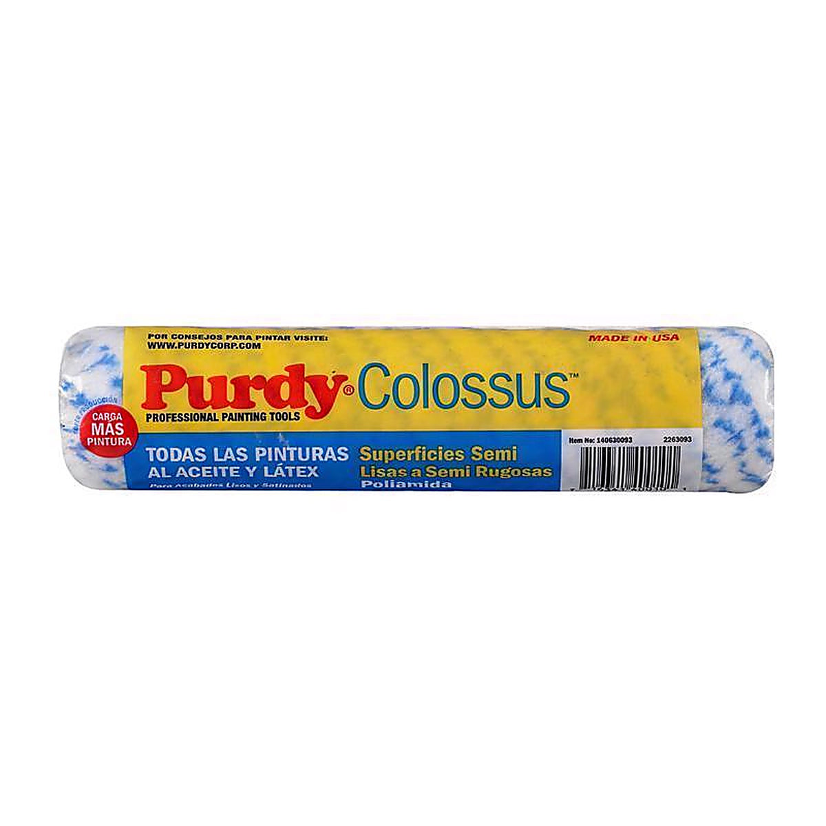 Purdy 144630093 Colossus Polyamide Fabric 9 in. W X 1/2 in. S Paint Roller Cover 1 pk