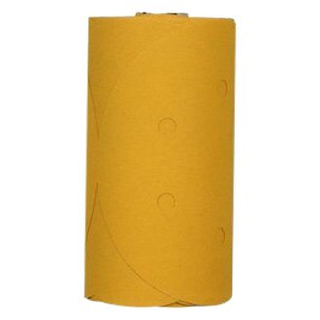 3M 01378 Stikit Gold Film Disc Roll Dust Free, 6 in, P220 grit
