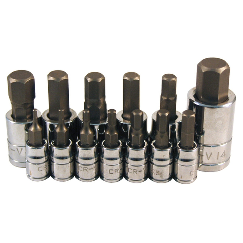 ATD 13785 13 Pc. Metric Hex Bit Socket Set