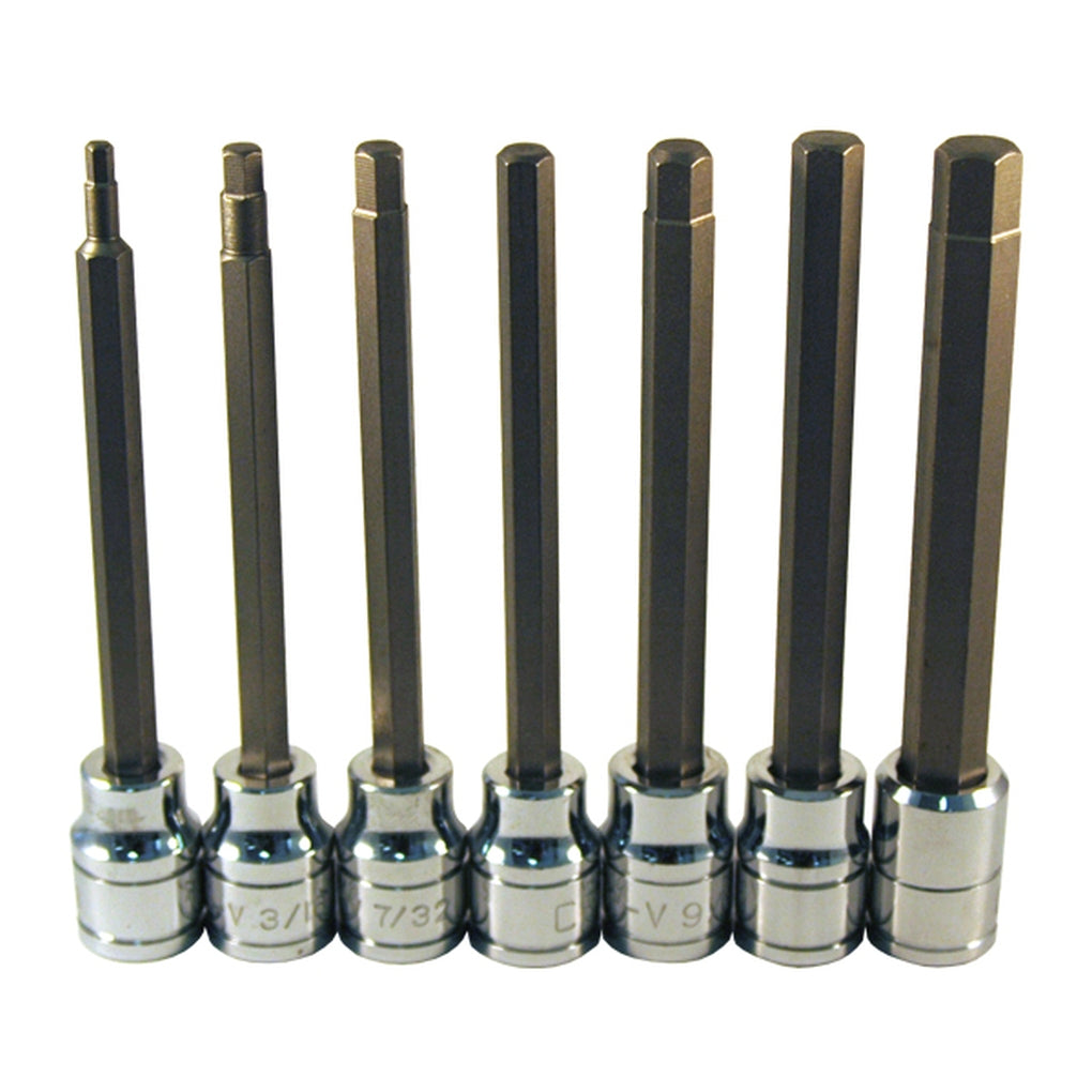 ATD 13786 7/pc 4.5in. Long SAE Hex Bit Socket Set