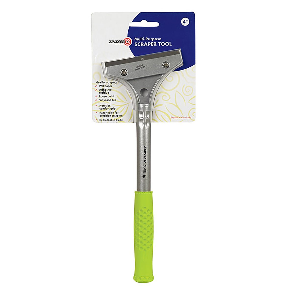 Zinsser 98014 4 in. W Steel Fixed Multi-Purpose Scraper Tools