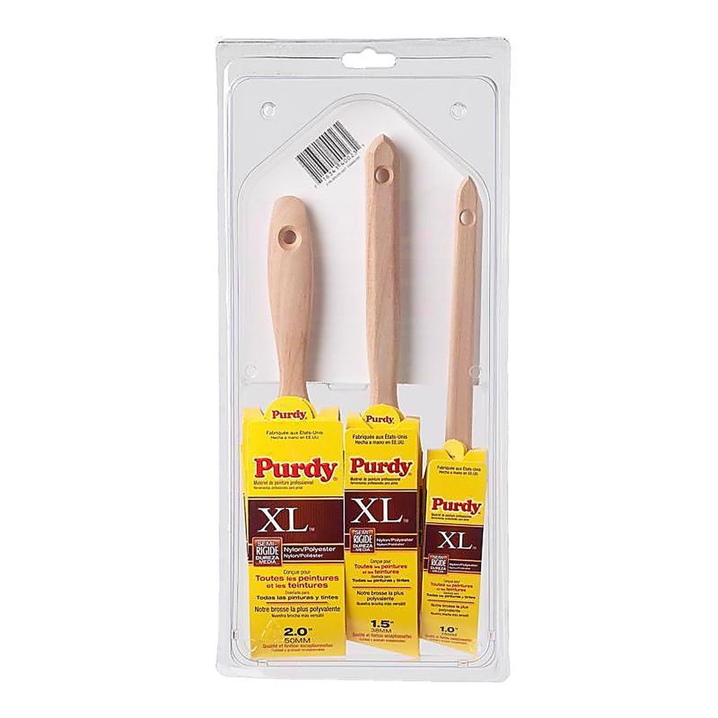 Purdy 140853100 XL Multi-Pack Medium Stiff Assorted Paint Brush Set