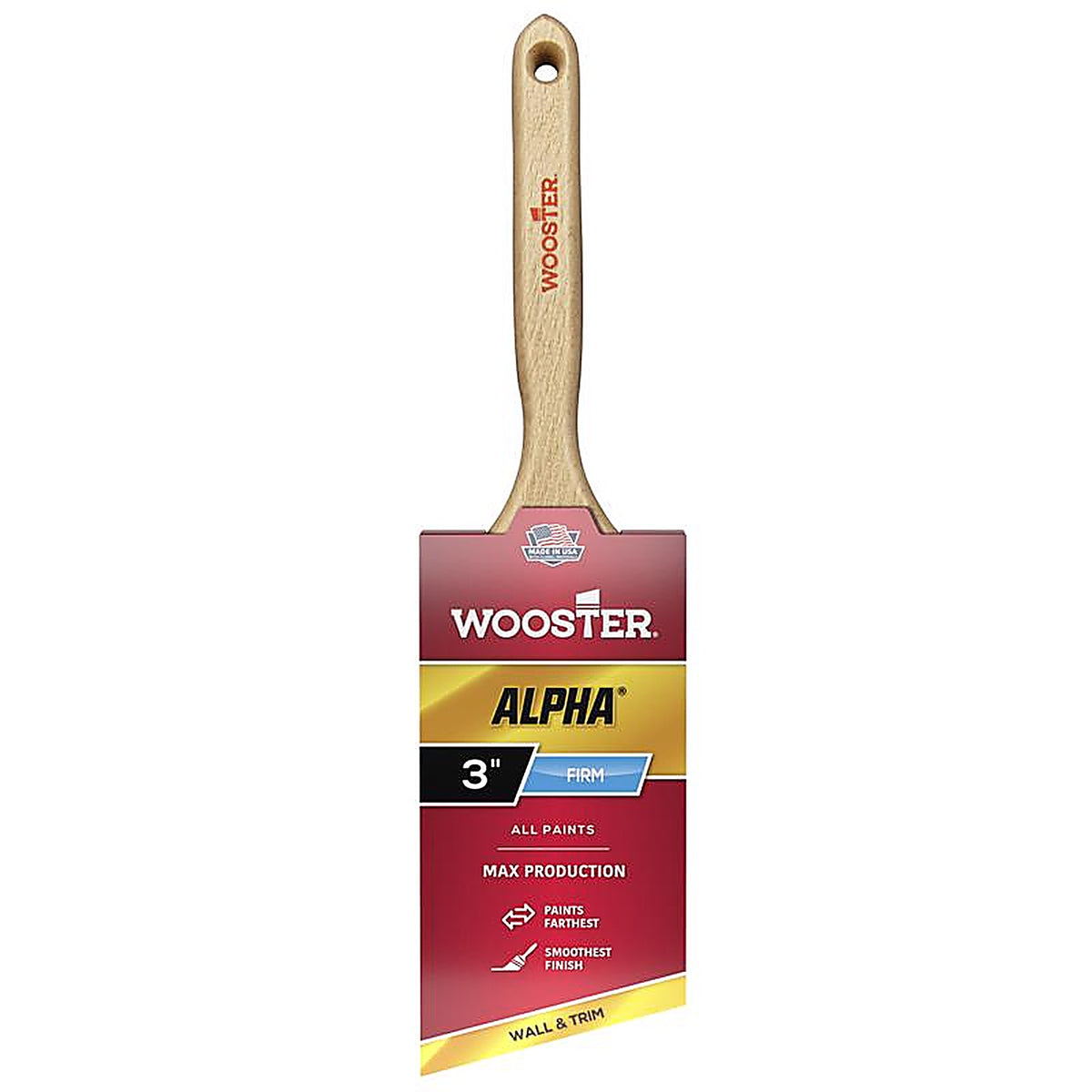 Wooster 4231-3 Alpha 3 in. W Angle Paint Brush
