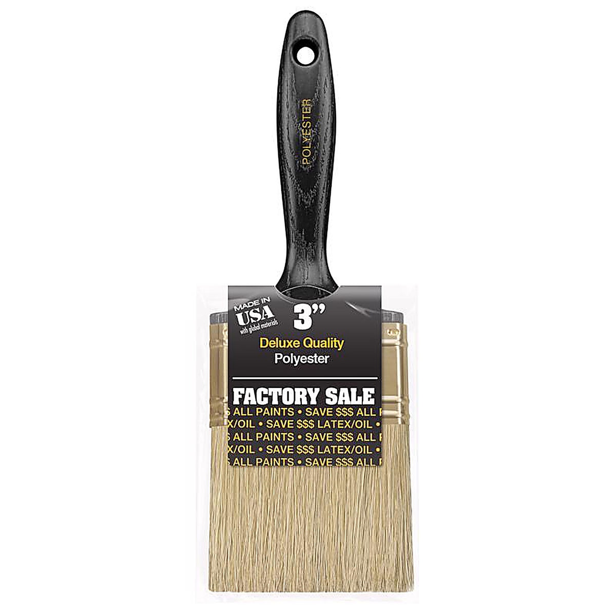 Wooster P3973-3 3 in. W Flat Paint Brush