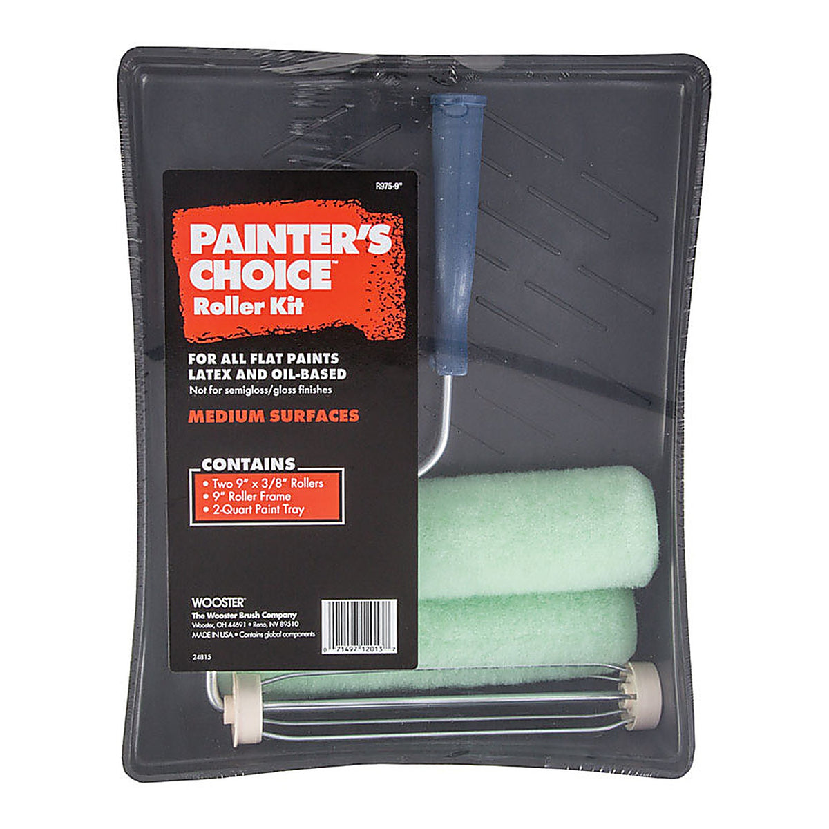 Wooster - R975-9 - Painters Choice 9 In. W Cage Paint Roller Kit Threaded End