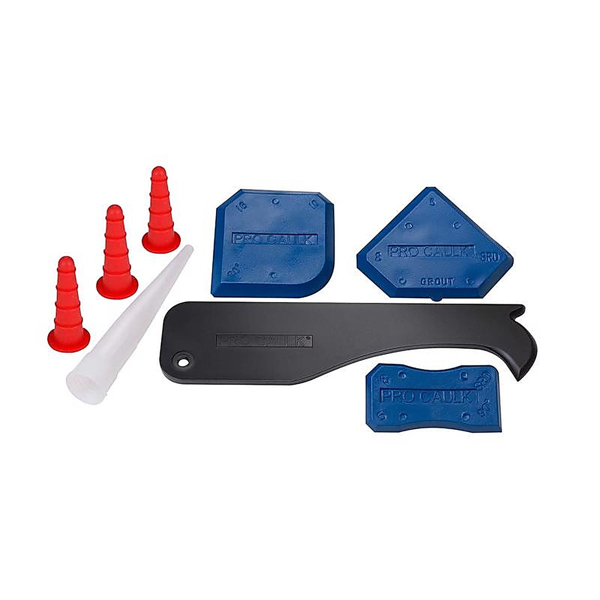 DAP 7079809125 Pro Caulk Black Professional Plastic Caulking Tool Kit 8 pc