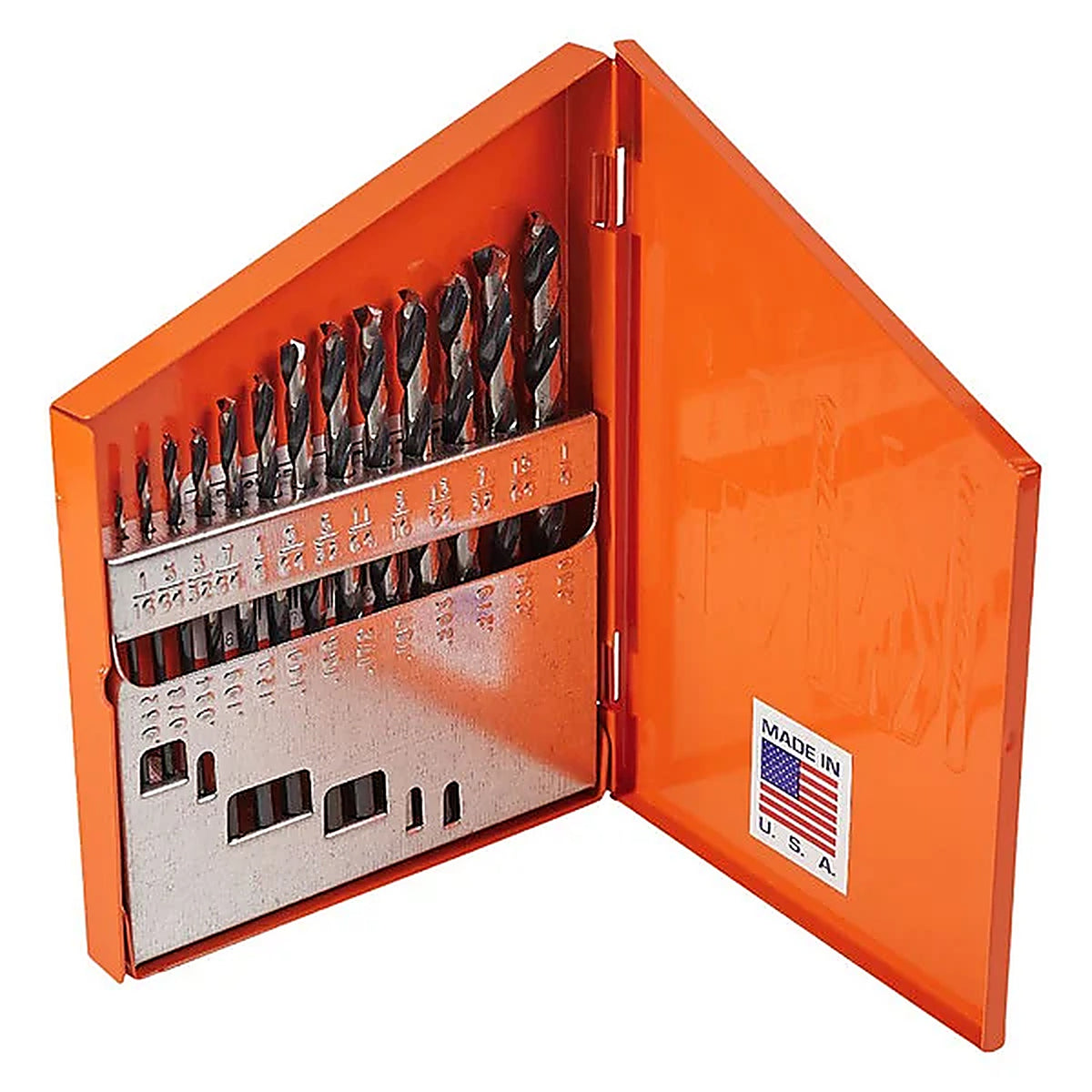 KnKut 13KK5 13/pc Jobber Length Drill Bit Set, 1/16in. 1/4in.