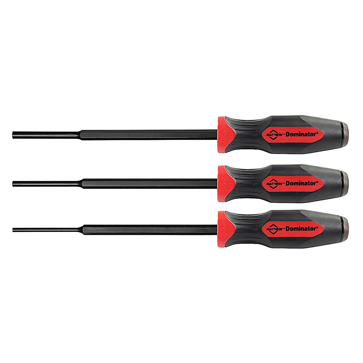 Mayhew - 14052 - Tools 3 Piece Handled Pin Punch Set