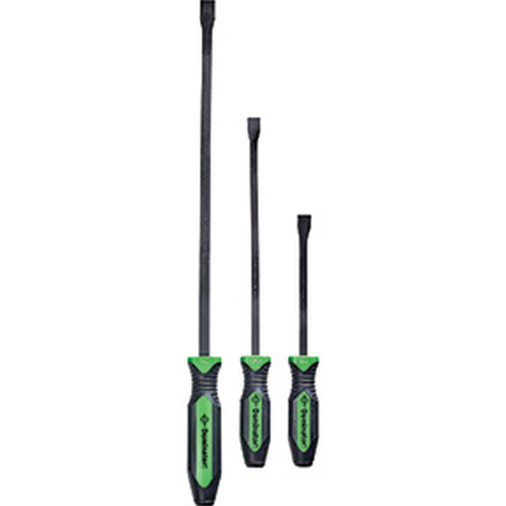 Mayhew - 14071GN - 3 Piece Dominator Curved Pry Bar Set, Green
