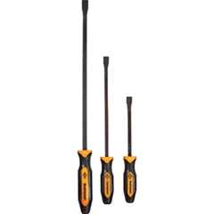Mayhew Tools 14071OR 3 Pc. Dominator Curved Pry Bar Set, Orange