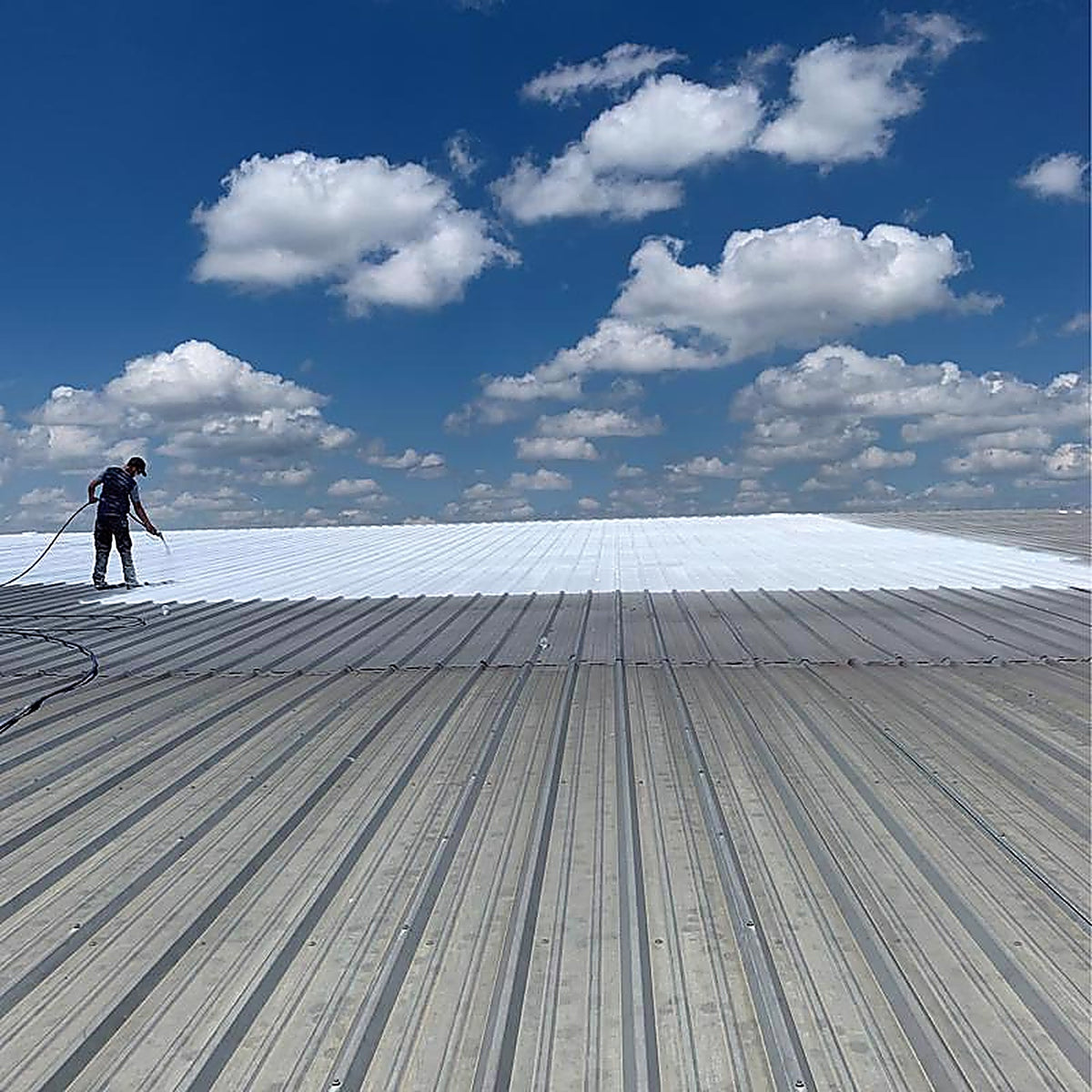 Ames - MSS5 - Maximum Stretch Bright White Acrylic Elastomeric Roof Coating