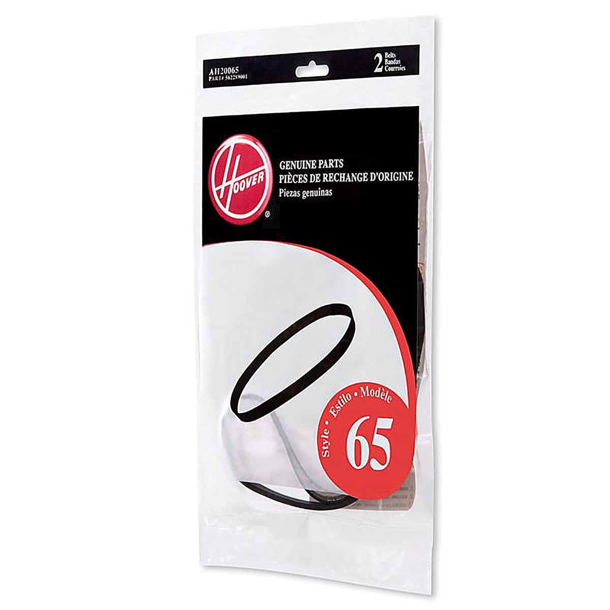 Hoover - AH20065 - Vacuum Belt for Fits Hoover T Series Upright Uh70210 2 Pack
